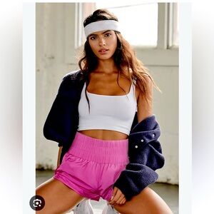 Free People Way Home Shorts Pink